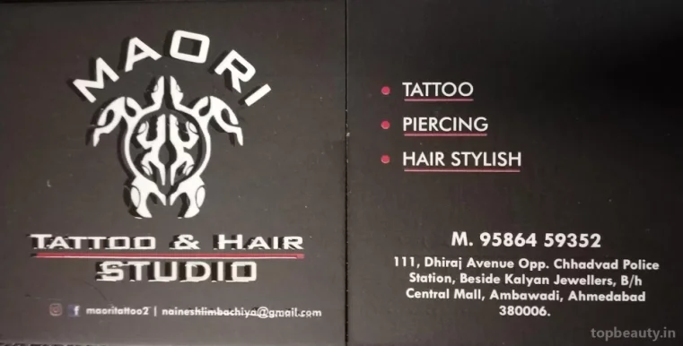 Maori Tattoo & Hair Studio, Ahmedabad - Photo 3