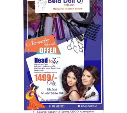 Bela Doll Up SStudio – Women beauty parlours in Aurangabad
