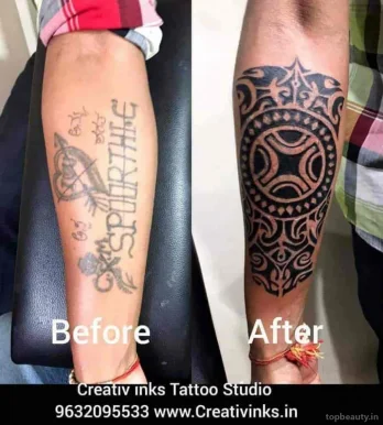 Creativ inks Tattoo Designs, Remove & Training (Design & Remove), Bangalore - Photo 4