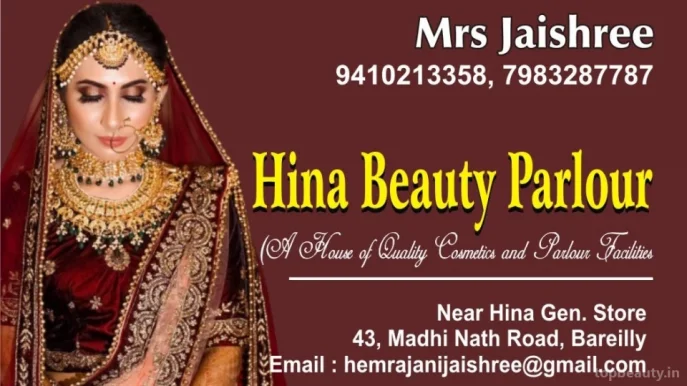 Hina beauty parlour, Bareilly - 
