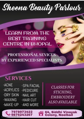 Sheena Beauty Parlour and Training Centre, Bhopal - 