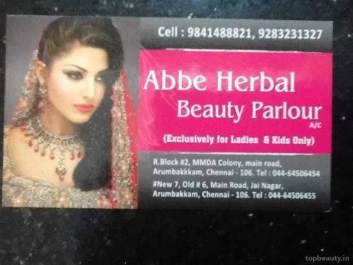 Abbe Herbal Beauty Parlour, Chennai - Photo 2