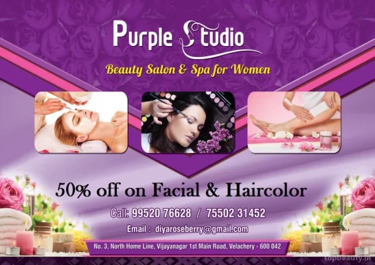 Purple studio beauty salon & SPA for women, Chennai - Photo 3