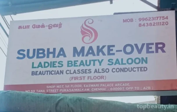 SUBHA MAKE-OVER certified bridal, wedding and advance makeup specialist in chennai, Chennai - Photo 1