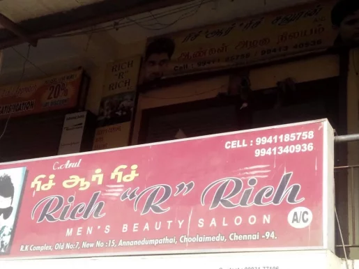 Rich R Rich Men's Beauty Saloon, Chennai - Photo 2