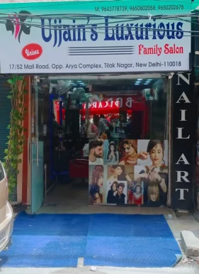Ujjain's Luxurious Family Salon (UNISEX):- Bridal make up Artist, party makeup, keratin,smoothening,eye lashes, nail art Extention, Bridal Mehndi artist in Tilak Nagar, Delhi - Photo 2