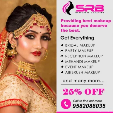 SRB Makeovers & Academy | Bridal Makeup Artist | Beauty Salon in Hari Nagar, Delhi - Photo 2