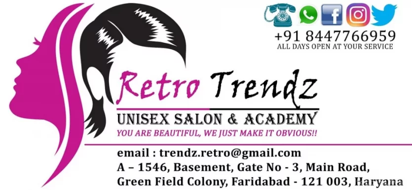 Retro Trendz Unisex Salon & Academy, Faridabad - Photo 3