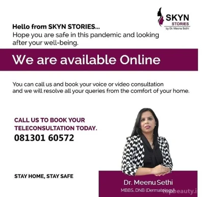 Dr. Meenu Sethi l Skyn Stories l Skin Specialist l Dermatologist l Cosmetologist l DLF Phase 1 l Gurgaon, Gurgaon - Photo 4