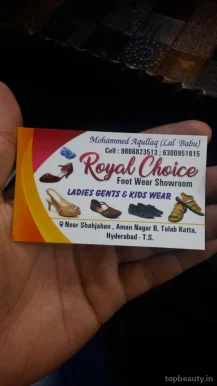Royal choice footwear, Hyderabad - Photo 2