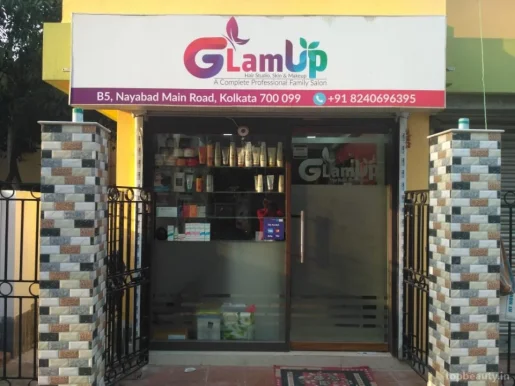 Glam Up-Family salon, Beauty parlour ,hair cutting, hair spa, bridal makeup in Nayabad,Mukundapur, Kolkata - Photo 1