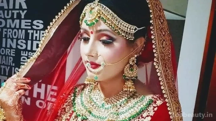 ARTIST MAKEUP STUDIO Bridal Party Makeup Artist in Jankipuram Airbrush hair Rebonding Salon academy in lucknow, Lucknow - Photo 6