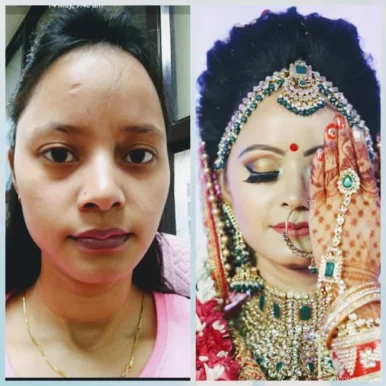 ARTIST MAKEUP STUDIO Bridal Party Makeup Artist in Jankipuram Airbrush hair Rebonding Salon academy in lucknow, Lucknow - Photo 3