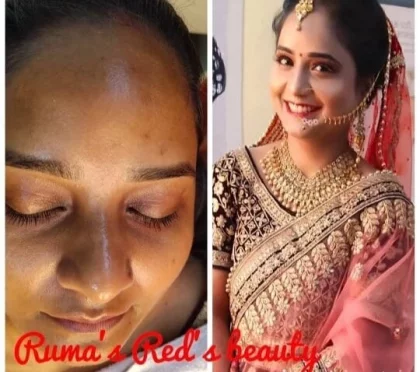 Ruma's Reds Make up Studio & Salon – Bridal makeup in Lucknow