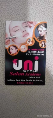 Uni Style Salon & Academy - Best Unisex Salon In Raikot, Ludhiana - Photo 1