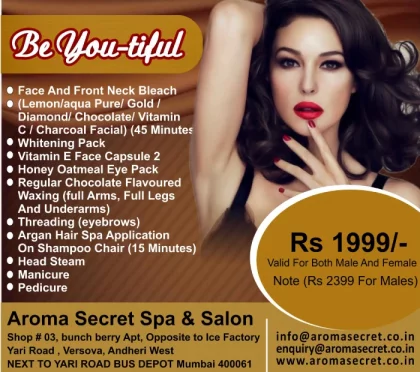 Aroma Secret Spa & Salon Unisex – Arm epilation in Mumbai