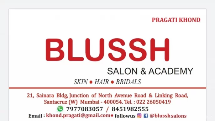 Blussh Salon & Academy, Mumbai - Photo 5