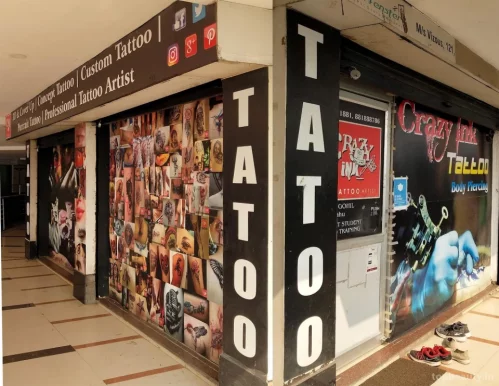 Crazy Ink Tattoo AND body piercing studio, Raipur - Photo 2
