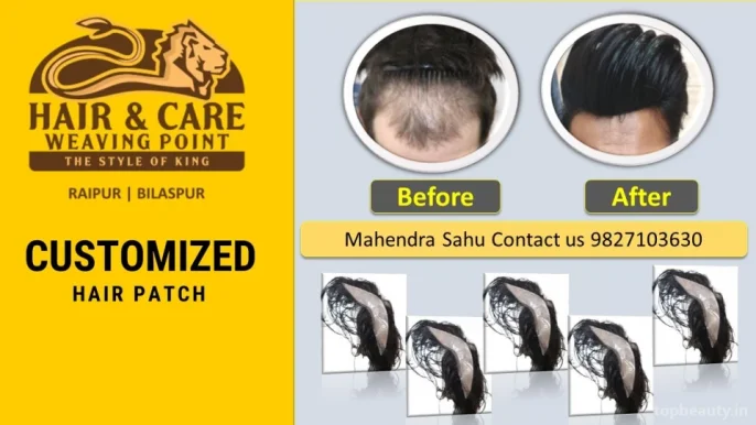 Hair and Care Weaving Point , Hair patch ,Hair wig man and woman, Raipur - Photo 1