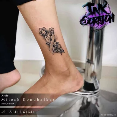 Ink Scratch Tattoo Studio |Body Piercing| Sketch Artist | Training & Design, Surat - Photo 7