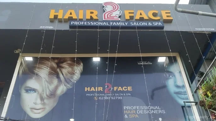 HAIR 2 FACE - Beauty Parlour - Bridal Makeup - Hair Smoothening - Keratin Treatment - HD Makeup - Hair Treatments - Hair Do, Thiruvananthapuram - Photo 1